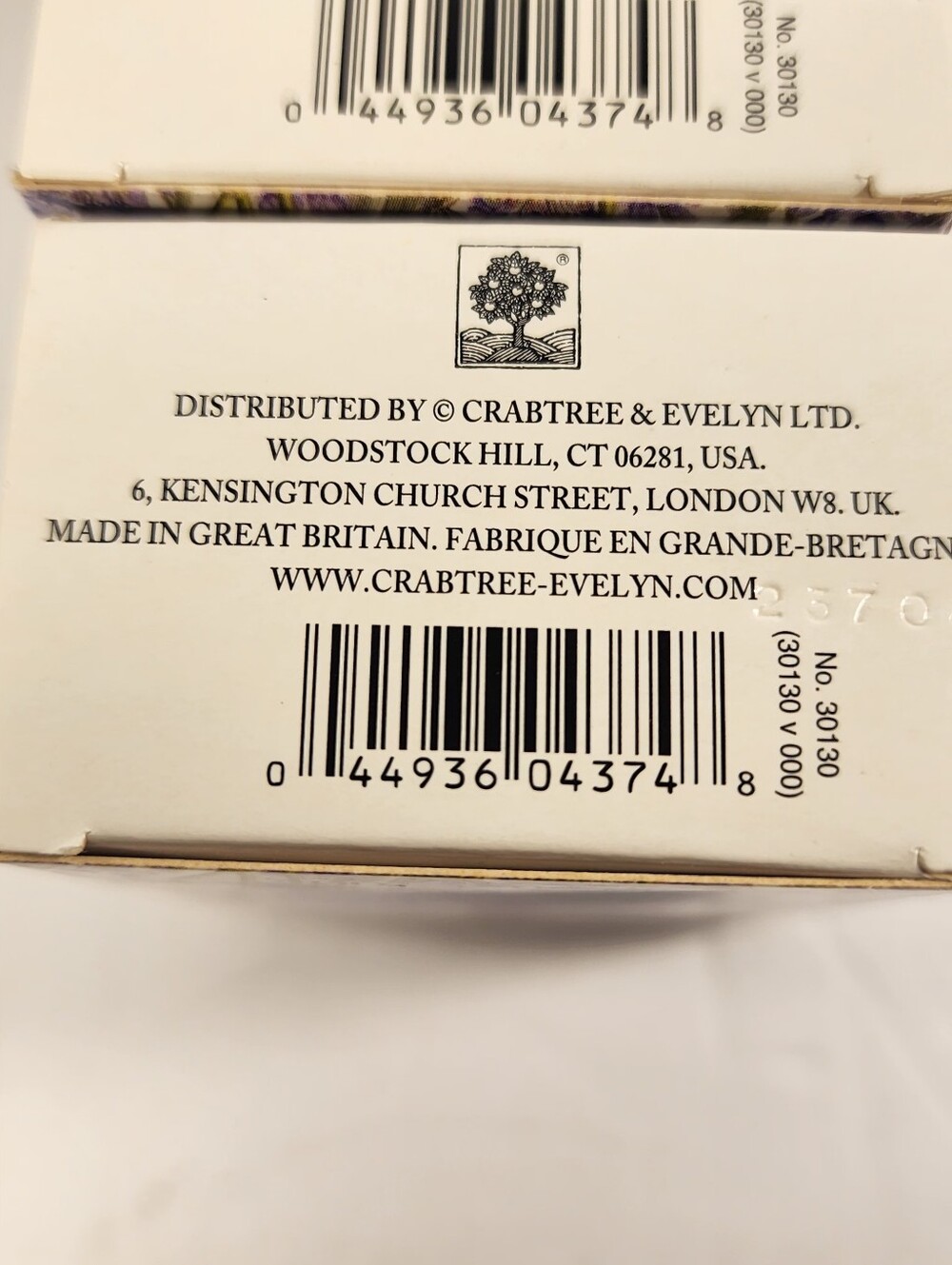 Crabtree & Evelyn Lavender Soap Lot Of Three 3.5 Ounce Bars New In Box - Picture 7 of 9